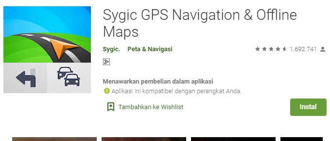 GPS Navigation serta Maps Sygic