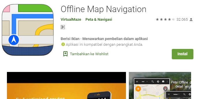 Off line Maps and Navigation